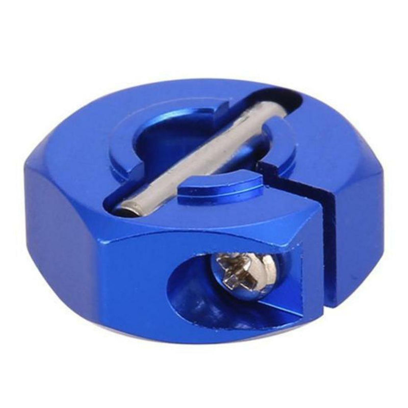 8Pcs/Set 1/10 Wheel Hex Drive 12mm w/ Pins Screws for Axial SCX10 HSP Blue