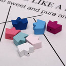 30PCS Multicolour Crown Wooden Spacer Beads Making Craft DIY Jewelry Findin-OZ