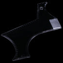 Men's Beard Combs Shaping Styling Template Comb Transparent for Hair Trim Be Gw