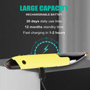 PR-A19 Wireless Optical Pen Mouse 2.4GHz USB Bluetooth Air Mouse (Yellow) A