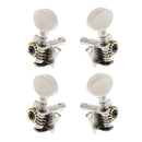 4 Pieces Metal Ukulele Uke String Tuning Keys Open-gear 2L2R Musical Instrument
