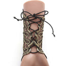 Gothic Steampunk Lace Cuff  Fingerless Glove Arm Warmer Bracelet Black G S|