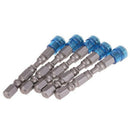 2X(5Pcs Single Head Magnetic Screwdriver Bit Anti-Slip Hex S2 Ph2 Electric