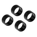 Badminton Racket Handle Ring Tennis Racquet Band Overgrip Protector - 4Pcs