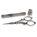 5pcs European Sewing Scissors Thimble Needle Case Threader for Sewing Crafts