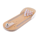 Indoor Mini Wooden Bowling Board Game