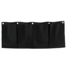 Non-woven Fabrics Horizontal Hanging Wall Garden 4 Pockets Planting Bags Se M1J9