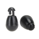 50PCS/Bag Black Quick Change Beads Carp Fishing Beads Line holder Terminal