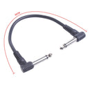 6Pieces Guitar Patch Cable for Electric Guitar Effect Pedal Electric Guitar