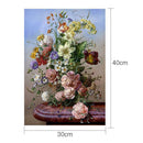 5D DIY Full Drill Diamond Painting Colorful Flowers Cross Stitch Embroidery