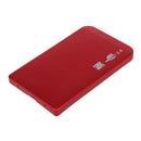 2.5 "EXTERNAL CASE ENCLOSURE USB 2.0 HARD RED T2Z6