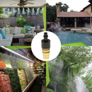 10pcs Set Brass Spray Misting Nozzle Garden Sprinklers Fitting Irrigation T E9T8