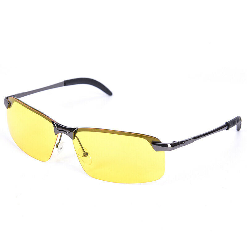 Polarized Sunglasses HD Driving Pilot Glasses Oversize Night Vision Eyewear`3C