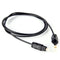 Black Audio Cable Toslink Plug To Mini-Toslink Optical 3.5mm Jack 1m KH P ES