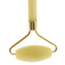 1PC Yellow Roller Natural Facial Care Tools Jade Face Massage Roller Beauty T BX