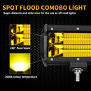 LED Work Light Offroad Pod Lights Yellow Driving Lamps Off-Road Light N7Z1