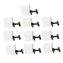 10 Pack, Rabbit Automatic Drinker Water Feeder Fix Bowl Plastic Equipment Nipple