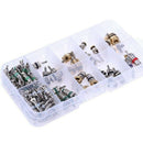 102pcs R134A Car Air Conditioning A/C Valve Core Valves+2 Removal Tools