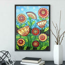 5D DIY Special Shaped Diamond Painting Flower Cross Stitch Mosaic Craft Kit