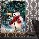 Christmas Snowman Embroidery Cross Stitch 5D Diamond Painting/Home/Decor New