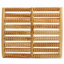 Wooden Foot Roller Wood Care Massage Reflexology Relax Relief Massage, 9 Ro