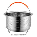 Stainless Steel Steamer Basket Rice Pressure Cooker Fruit Cleaning Drainer