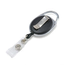 Metal Retractable Pull Chain Card Badge Holder Reel Recoil Belt Key Ring Clip