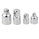 4 Piece Universal Joint & Reducer Socket Adaptor Set 1/2 3/8 1/4 Drive