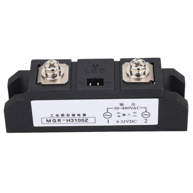 100A Industrial SSR MGR-H3100Z Single Phase Solid State Relay Input 4-32VDC Z1D9