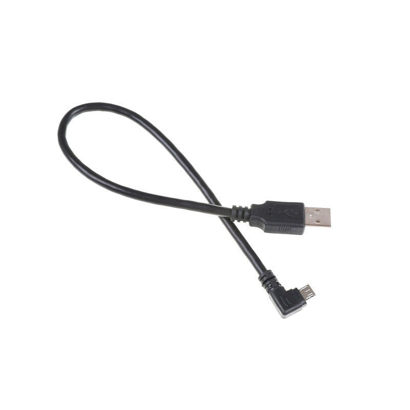 20cm Short Right Angle 90Â° 2A Micro USB Quick Charger Charging Sync Data Cabl Z