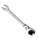 1pc Tubing Ratchet Wrench Horn Spanners Flexible Head Durable Steel 13mm