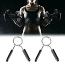 30mm 2pcs  fitness dumbbell bar general barbell bar clip clip spring preven M5Y0