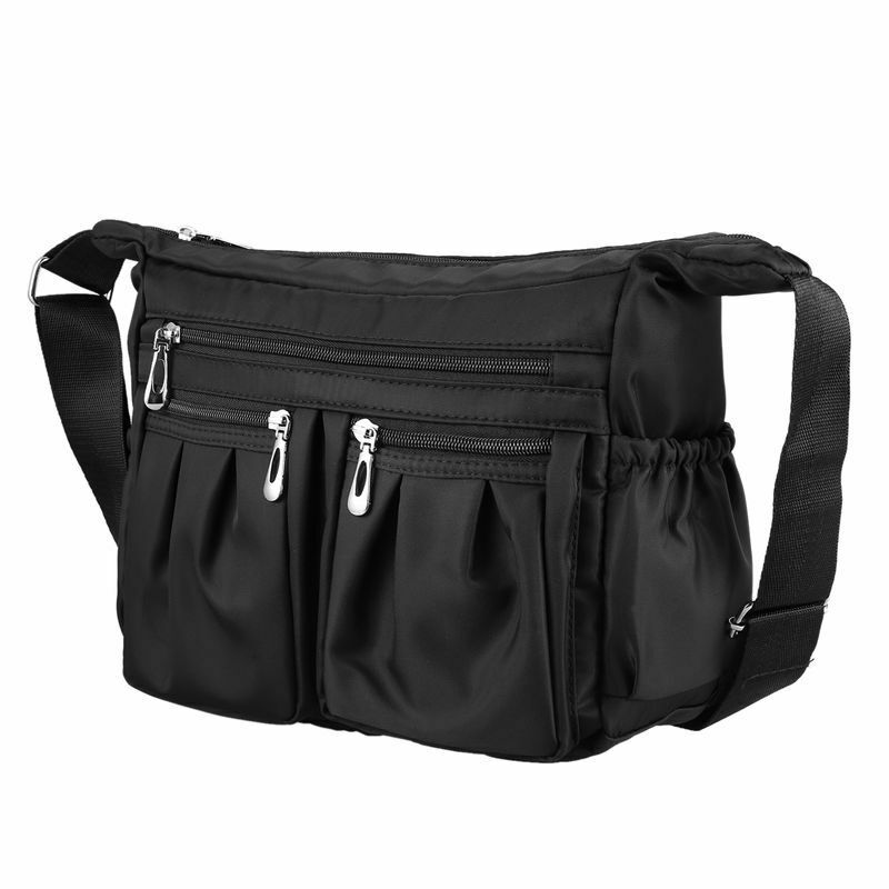 Casual Nylon Bag Shoulder Bags Messenger Multilayer Bag Waterproof Nylon La K5J9
