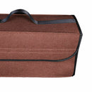 Trunk Organizer Felt Cloth Foldable Car SUV Storage Bag Cargo Box Coffee Color