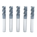 8x 4mm Tungsten Carbide Coated 4 Flute End Mill CNC Milling Cutter Drill Tool