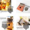 Kalimba Key Thumb Piano 17 Keys with Screw for Kalimba DIY Replacement Part