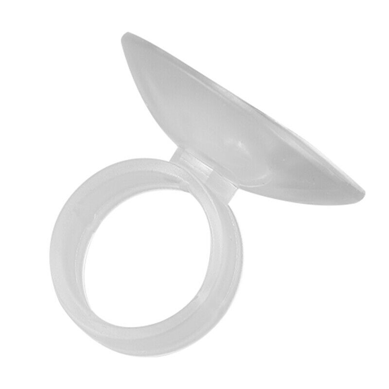 4 Pieces Aquarium Air Line Hose Holder Suction Cups 30mm Soft Plastic C2V1