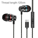 USB-C Type-c Earphone In-Ear W/Microphone Headset Deep Bass&HIFI Stereo Earbud b