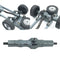 RC Metal Rear Shaft Axle Assembly w/ Differential Gear for WPL B24 Accessories