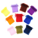 100 pieces Organza Wedding Party Favor Gift Candy Bags Jewelry Pouches Sheer