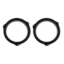 2pcs 6.5in Car Door Speaker Spacer Ring Adapter Brackets for Ford Focus