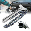 Adjustable Car Engine Oil Filter Chain Grip Wrench Spanner Remover Tools Plie Dz