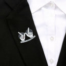 Creative Love Heart Gesture Brooch Badges Unisex Bag Clothing Pins Jewelry