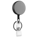 2pcs Heavy Duty Retractable Reel ID Badge Key Card Holder Keychain For Lanyards
