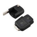 2 Buttons Flip Remote Key Fob Case 434MHz ID48 Chip For Beetle Bora Golf Pa S1J8