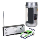 Coke Can Mini Radio Remote Control Micro-Racing Rc Car - White V5P5