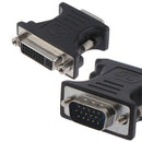 24+5Pin DVI Female to 15Pin VGA Male Cable Extender Adapter  For HDTV  a_J Tw