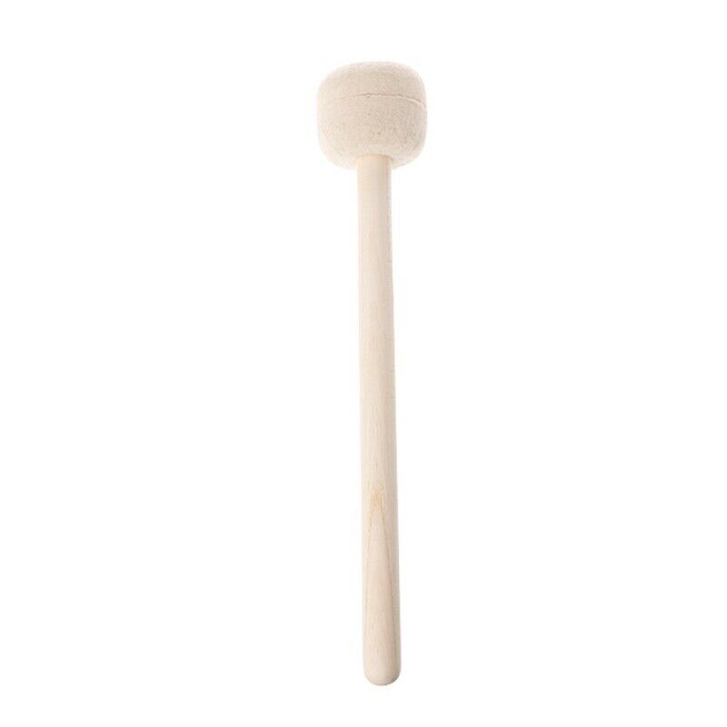 1PC Timpani Mallets Precussion Drumsticks Soft Felt Head Wood Handle