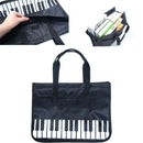 Piano Keys Wear Resistant Shoulder Bag Oxford Cloth Music Capacity Student