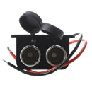 Motorcycle Cigarette Lighter 2 in 1 Power Socket Waterproof 12V New